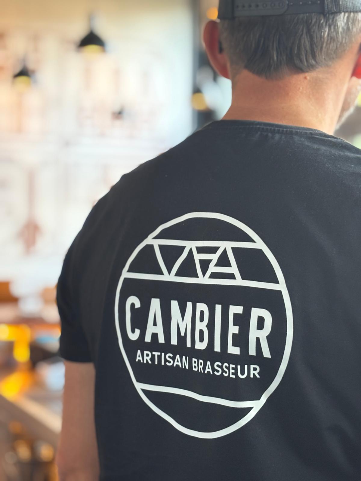 T-SHIRT NOIR CAMBIER