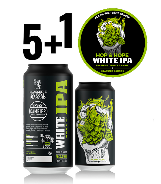 5+1 White IPA x Brasserie du Pays Flamand 44cl -5°