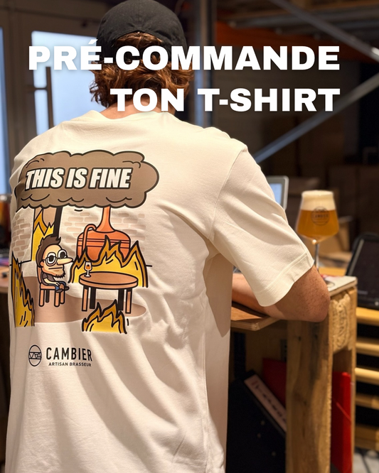 T-Shirt « THIS IS FINE » *PRÉ-COMMANDE*