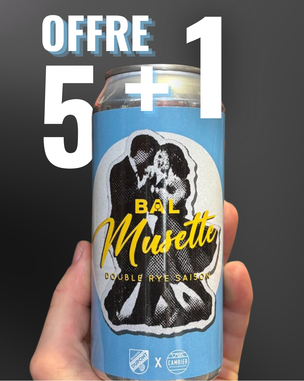 OFFRE 5+1 Double Rye Saison x Brasserie Dupont 7,2°-44cl