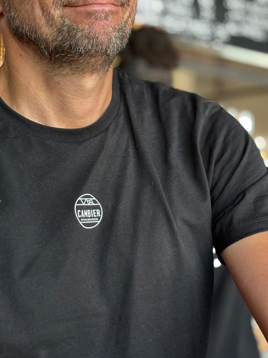 T-SHIRT NOIR CAMBIER
